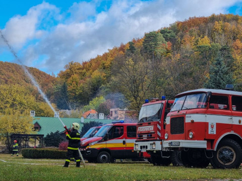 Taktické cvičenie Dobrovoľných hasičských zborov