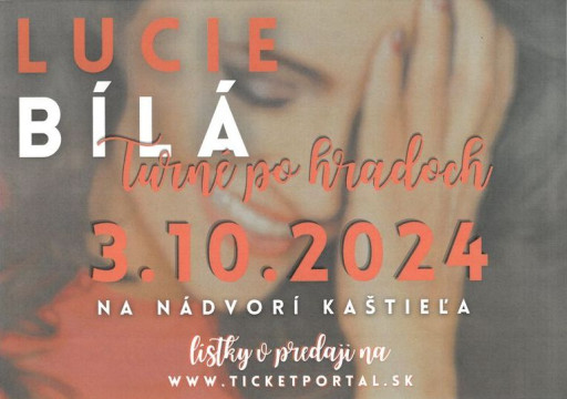 Lucie Bílá - koncert na nádvorí kaštieľa