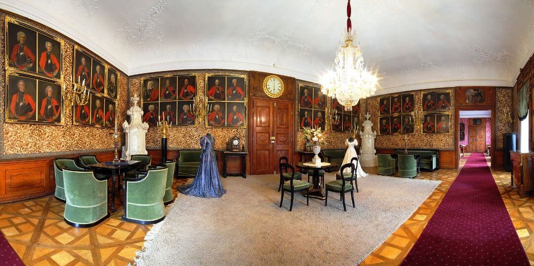 Main Salon of the Castle in Svätý Anton Main Salon of the Castle in Svätý Anton