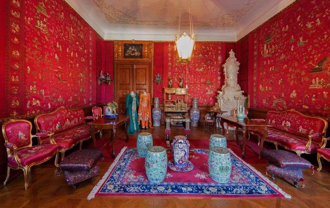 Chinese Salon of the Castle in Svätý Anton